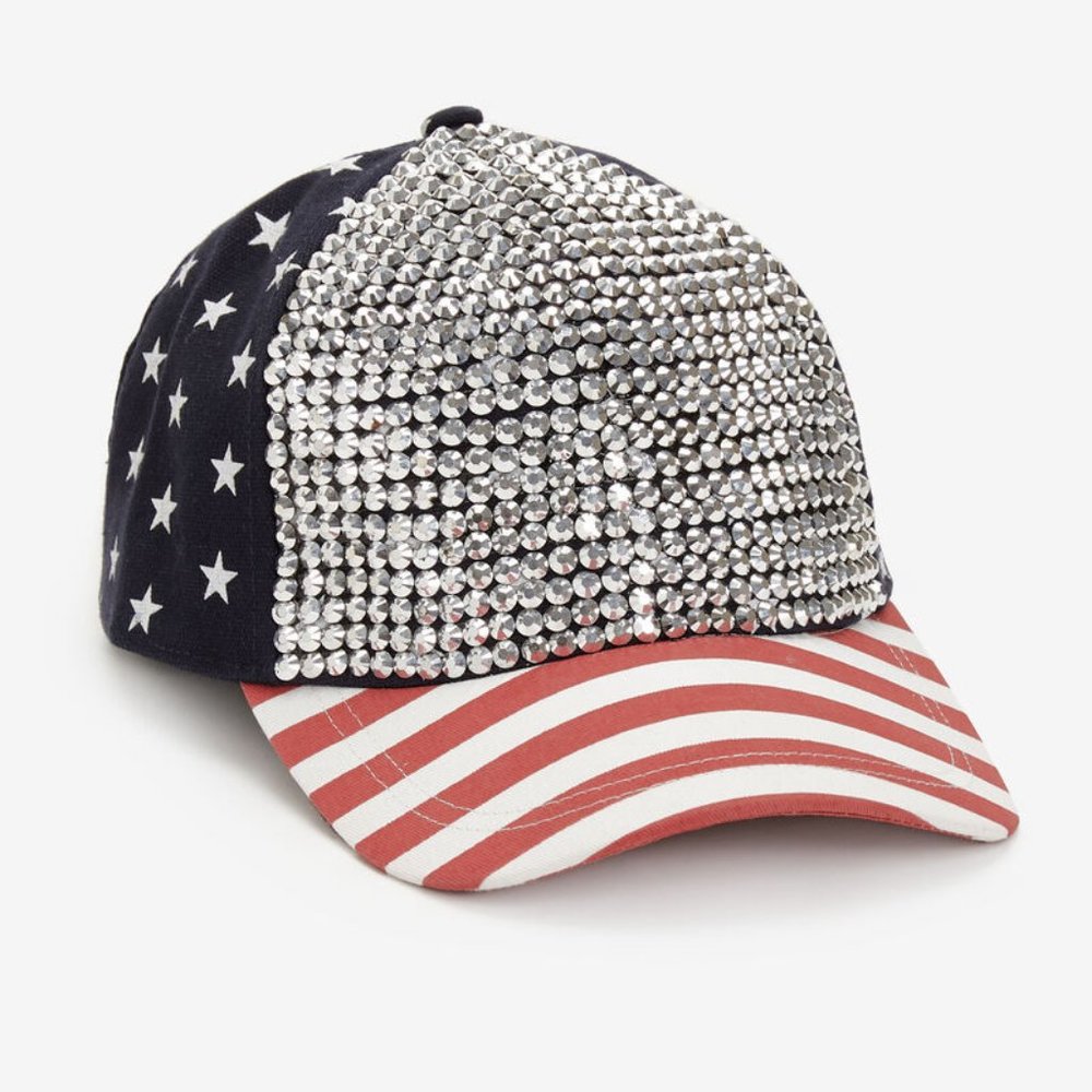 COPY - new ashley stewart david and young diamond flag hat cap